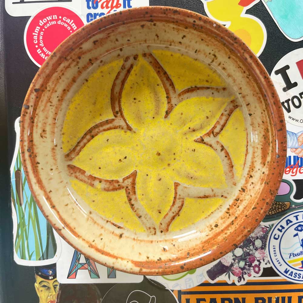 Yellow Flower bowl